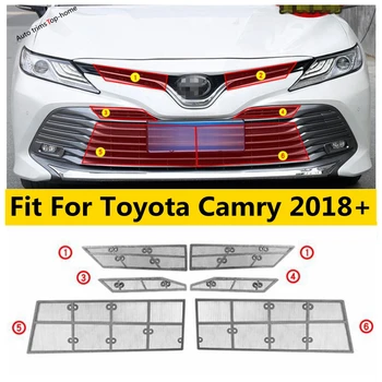 Yimaautotrims Frontal, Grila Introduce Net Insecte De Screening Mesh Cover Garnitura Pentru Toyota Camry 2018 2019 2020 2021 Kit De Protecție