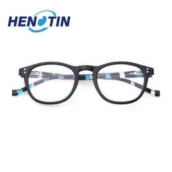 Henotin moda rotund ochelari de lectură de primăvară balamale bărbați și femei cititorii ochelari dioptrii 0.5 1.75 2.0 3.0 4.0 .......