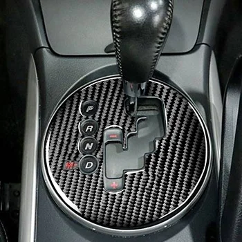 Pentru Mazda RX-8 RX8 SE3P JM1FE 2004-2008 Accesorii de Schimbare a vitezelor Panoul de LA Schimbator Înconjoară Fibra de Carbon Modificat Interior Autocolant
