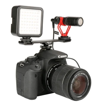 Ulanzi Vlogging Video Microfon Rece Pantof Extensie Bara Suport Vlog Accesoriu pentru Sony A6400 A6300 DSLR VideoMaker Intervievatorul
