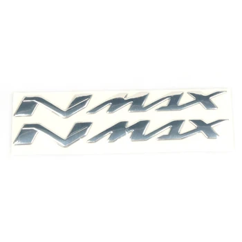 1buc Motocicleta N-MAX Logo-ul Chrome Motociclete 3D Autocolante Rezervor Decalcomanii Aplicatiile Emblema Pentru YAMAHA NMAX N MAX N MAX
