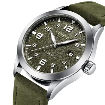 Pilot 1963 Watch 42mm Complet Automat, Mecanic de Aviație Militară de Ceasuri de Lux, Marca Retro Cadou de Afaceri Creative Bărbați Ceasuri
