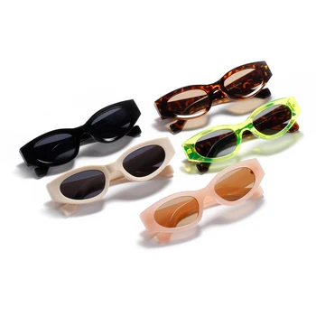 Peekaboo mic pătrat ochelari de soare femei retro bej verde 2021 hot-vânzare de sex masculin ochelari de soare ochi de pisica doamnelor roz uv400 dropship