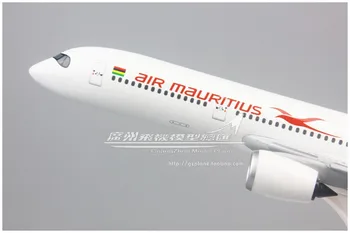 34cm Air Mauritius AirMauritius A350-900 de Plastic, Asamblate de Aeronave Model de Model de Avion Colector