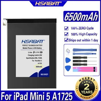 HSABAT A1725 6500mAh Sus Capacitate Baterie pentru Apple iPad Mini 5 A1725 Baterii