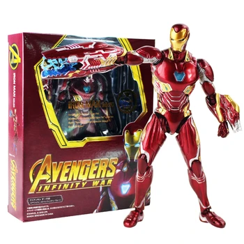 16cm Infinity War Avengers figurina Iron Man MK50 Armura Ironman Model de Jucărie Cadou de Ziua de nastere