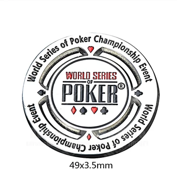 World Series of Poker Championship Event Suvenir Buton de Dealer Chips-uri de Poker Card Guard