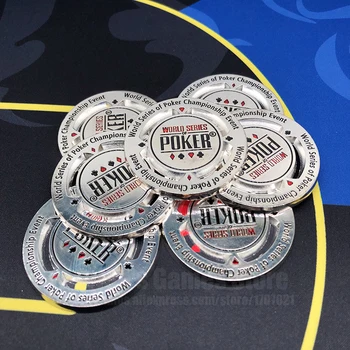 World Series of Poker Championship Event Suvenir Buton de Dealer Chips-uri de Poker Card Guard