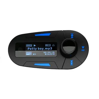 T618 Car Kit MP3 Player Transmițător FM Auto AUX Wireless Auto Modulator Radio USB Încărcător de Mașină de la Distanță de Control
