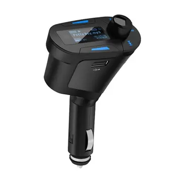 T618 Car Kit MP3 Player Transmițător FM Auto AUX Wireless Auto Modulator Radio USB Încărcător de Mașină de la Distanță de Control