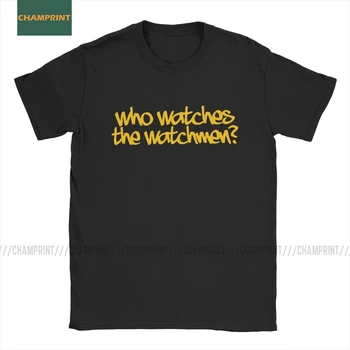 Cine Se Uită La Watchmen T Camasa Barbati Bumbac Tricourile Astea O De Gât Smiley Dr. Manhattan Eroi Tricou Maneca Scurta