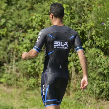 SILA 2020 bărbați ciclism jersey triatlon imbracaminte tri costum skinsuit kit conjunto ropa ciclismo hombre de biciclete de sport înot rula salopeta