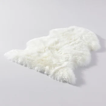 1P piele de Oaie Natural Covor Autentic lână covor dormitor alb covoare și covoare piele de oaie scaun, pat, canapea groasă pătură de lână pentru copii