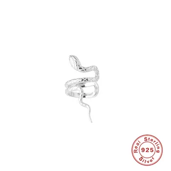 CANNER 1 pereche Argint 925 Cercei Ear Cuff Pentru Femei Mini Serpentine Ureche Străpuns Ureche Clip Bijuterii Pendientes Cercei