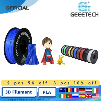 Geeetech 1kg 1,75 mm PLA Imprimanta 3d Filament Filament PLA Alb Negru Lemn Muticolor Luminos Verde Albastru Roșu Slik glod Culoare