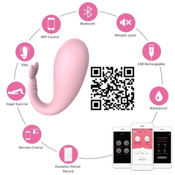 APP Bluetooth Vibrator Kegal Stimulator fără Fir Control de la Distanță Vibratoare Glonț Ouă Vibrator Adult jucarii Sexuale pentru Cupluri Sexshop