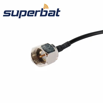 Superbat F Jack Bulkhead la F Plug Direct RG174 30cm Cablu Coaxial RF Cablu Coadă