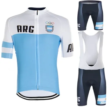 2020 Echipa Argentina Ciclism Jersey Set de Ciclism de Îmbrăcăminte pentru Bărbați Biciclete Rutier Tricouri Costum de Biciclete salopete pantaloni Scurți MTB Uniformă Maillot Culotte