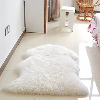 Noul Moale Faux Confort piele de Oaie Covor Mat Covor Pad Anti-Alunecare Scaun Canapea Acoperire Pentru Decor Dormitor