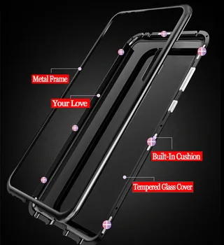 GerTong Magnetic De Adsorbție Caz Flip Pentru OnePlus 6 Plus 6 Oneplus6 1+6 A6000 360 Plin Capac Caz Telefon Pungi Conque Fundas