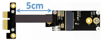 PCIe x1 de la m. 2 A. E. cheie WiFi adaptor prelungitor Industriale server dispozitiv de Semnal conexiune conexiune prin Cablu