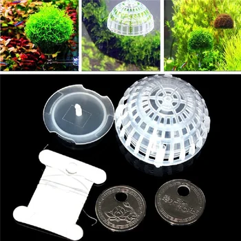 Natură minerală Apă imagini de Plante de Plastic Plutesc Moss Ball Cultivarea Acvariu Rezervor de Pește Creveți Cristal Ornament acuario Peisaj