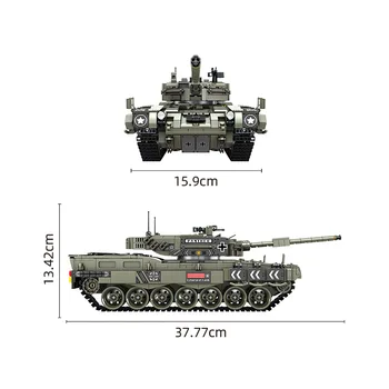 DHL 1747 BUC 632003 Militare Technic Serie Leopard 2 Tanc Principal de Luptă Blocuri Caramizi de Aniversare pentru Copii Jucarii pentru Copii