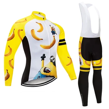 2020 Echipa Pro Bărbați/Femei Maneca Lunga Jersey Ciclism Salopete Pantaloni Set Ropa Ciclismo Invierno Biciclete Imbracaminte Biciclete MTB Jersey Uniformă