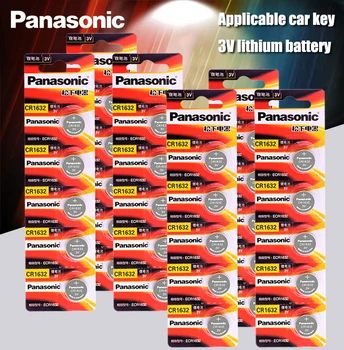 30pcs Panasonic cr1632 butonul de celule monedă baterie 3v ceas de control de la distanță cheile de la mașină DL1632 ECR1632 GPCE1632 baterie cu litiu