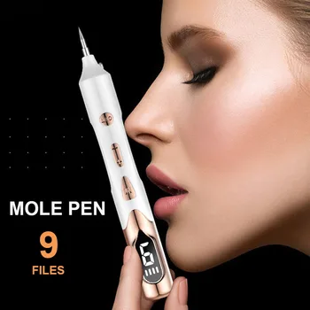Mol Îndepărtarea Tatuaj cu Laser cu Plasmă Pen Mașină 9 nivel LCD Pielea Feței Întunecate petelor Faciale Pistrui Tag Îndepărtarea Negilor de Îngrijire a Frumuseții