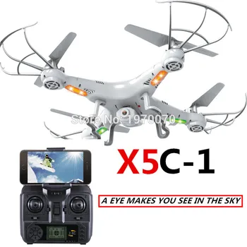 X5C X5C-1 2.4 G RC Elicopter Drona Quadcopter Cu/ Fără aparat de Fotografiat sau Camera Wifi fără cap Modul Auto Modul de Returnare