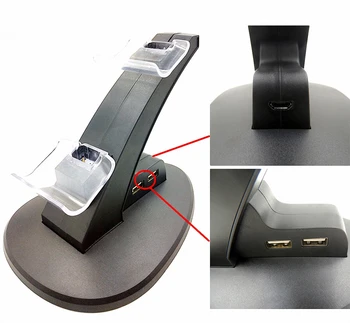 Magcle Controlere Dual Charger Dock Stand Stația de Gamepad Pentru Sony PlayStation 4 PS4, PS 4 Joc de Gaming Wireless Controller