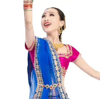 Noul India Sarees Accesorii Pentru Fete Femeie India Petrecere cu Dans de Performanță Etapă Accesorii Frumoase Talie Lanț și Brățară