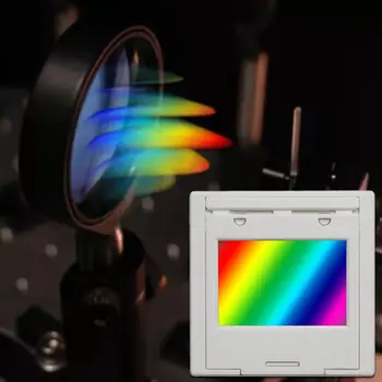 Rețea de difracție 50/100/300/600 linie 2mm Transmisie Grilaj Spectrofotometru Optice de predare experimentul