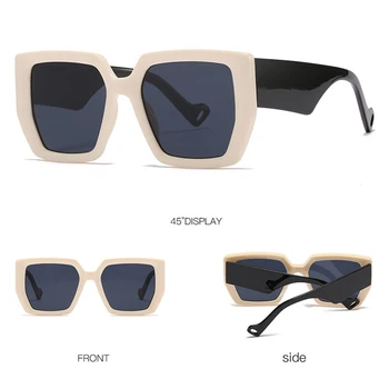 Moda Vintage Square ochelari de Soare Femei Bărbați Celebru Brand de Lux de Designer de Mare Frame-uri de Călătorie de Conducere Ochelari de Soare UV400 Nuante