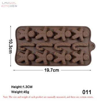 DIY Ciocolata Silicon Mucegai Tort de Decorare Instrument de 15 de Tipuri de Bomboane, Budincă de Mucegai, de Coacere Accesorii
