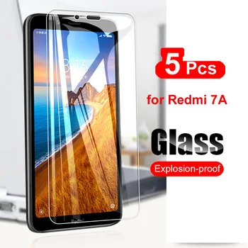 5Pcs Pentru Redmi 7A Temperat Pahar Ecran Protector pe Redmi 6 7 8 9 Un Telefon Transparent de Protecție redmi 4a 5a 6a Film de Sticlă 9H