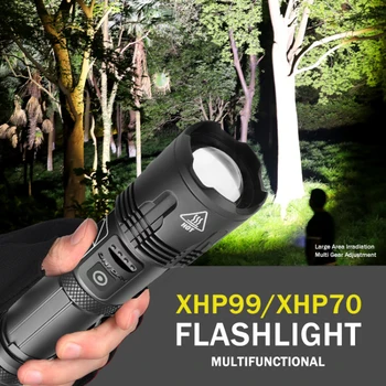 Orbire XHP120 cele Mai Puternice LED-uri Lanterna 18650 USB, Lanterna LED-uri XHP70 XHP99 Felinar 1500 de Vânătoare Lampă de Mână de Lumină de Iluminat Portabile