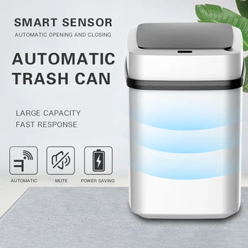 Smart Gunoi Senzor Inteligent de Inducție Electrică coș de Gunoi Touchless Bucătărie Baie de Gunoi Eco-friendly Gunoi