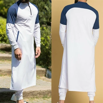Bărbații Musulmani Rochii De Oameni Jubba Echipa Arabă Islamică Îmbrăcăminte Orientul Mijlociu Arab Abaya Dubai Lungi Robe Tradiționale Caftan Haina De Sus