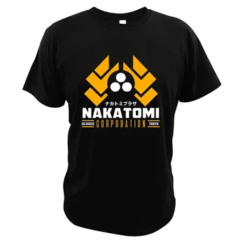 Die-Hard Tricouri Nakatomi-Corporation Film De Acțiune Los-Angeles-Tokyo Îmbrăcăminte Din Bumbac Digital Print Cu Maneci Scurte