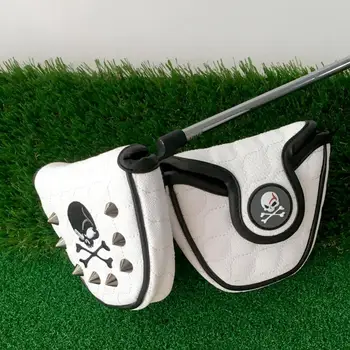 Crosa De Golf Headcover Dimensiune Standard Golf Club Acopere Capul & Închidere Magnetică, Nit, Craniul Broderie