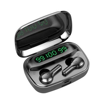 2000mAh Cască Bluetooth Căști fără Fir cu LED TWS cu Microfon Căști Impermeabil funcția de Anulare a Zgomotului Căști Auriculare