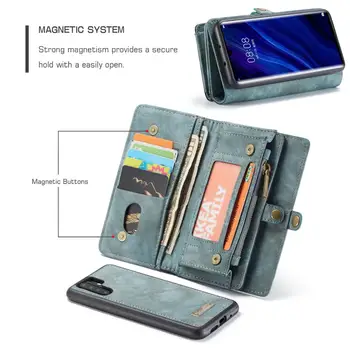 Din Piele Portofel Caz De Telefon Pentru Huawei P20 P30 Pereche 20 Pro Lite Coque Slot Pentru Card Pungă Funda Acoperi Shell