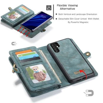 Din Piele Portofel Caz De Telefon Pentru Huawei P20 P30 Pereche 20 Pro Lite Coque Slot Pentru Card Pungă Funda Acoperi Shell