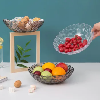 Creație În Stil European Fagure De Miere Fel De Mâncare Fructe Camera De Zi De Uz Casnic Zahăr Fel De Mâncare Fructe Gustări Fructe Uscate Cutie Din Plastic Transparent
