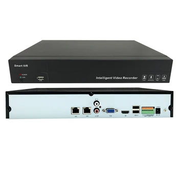 H. 265 de Securitate IP HD 1U 2HDD 32CH NVR 5MP 16CH 4K IVR de Detectare a Miscarii Alarma Audio in/out