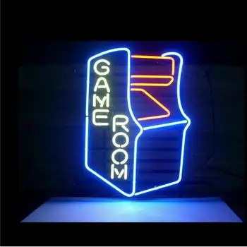 Personalizat Sala De Joc Arcade De Sticlă Lumina De Neon Semn Bar De Bere