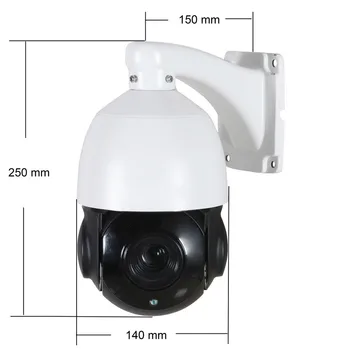 Mini POE IP PTZ aparat de Fotografiat în aer liber 1080P 2MP, 3MP 4MP 5MP 80m IR Noapte Viziune auto zoom 30X Onvif IP Speed Dome CCTV aparat de Fotografiat PTZ