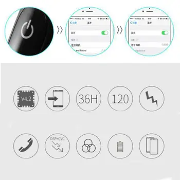Universal Wireless Bluetooth 4.2 Căști Stereo pentru Birou de Afaceri Conduce Cârlig Ureche Cască 2019